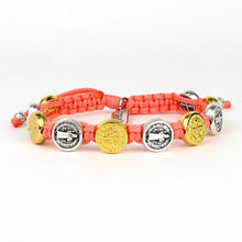 Load image into Gallery viewer, Benedictine Blessing Bracelet - Mixed Medals
