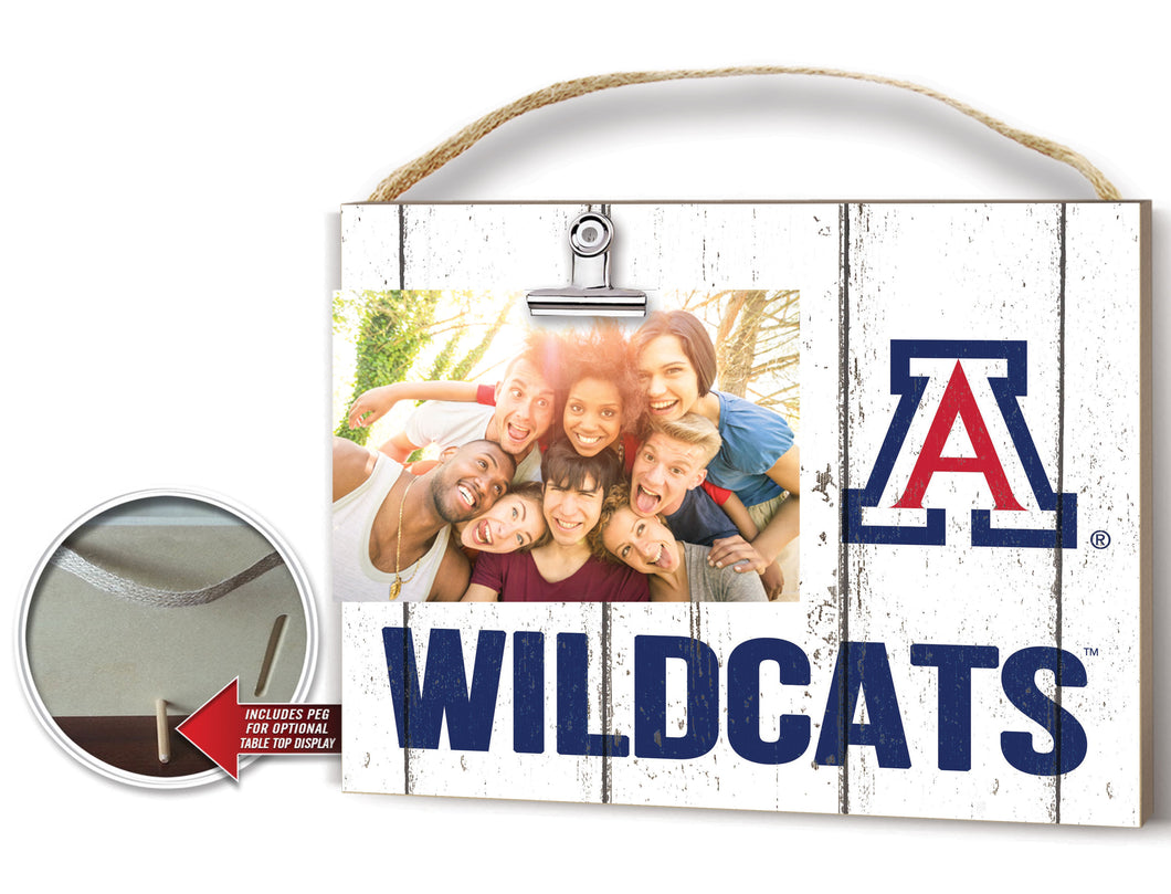 Arizona Wildcats Clip It Weathered Logo Frame