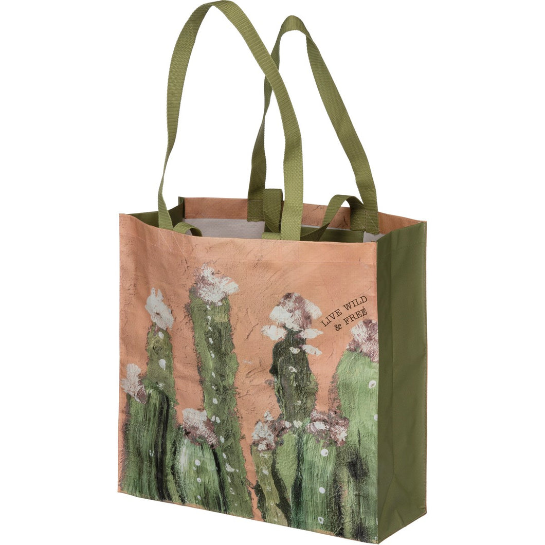 Market Tote - Live Wild & Free