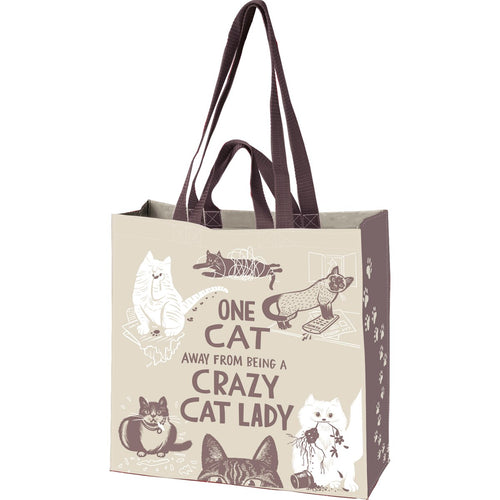 Market Tote - Crazy Cat Lady