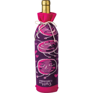 Bottle Sock -For The Love Of Grapes