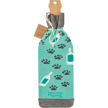 Load image into Gallery viewer, Bottle Sock - Cats &amp; Wine
