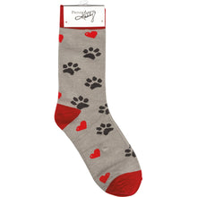 Load image into Gallery viewer, Box Sign &amp; Sock Set - Love And A Dog
