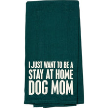 Load image into Gallery viewer, Stay at Home Dog Mom - Dish Towel &amp; Cutter Set
