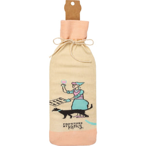 Bottle Sock - Cat Mother Wine Lover