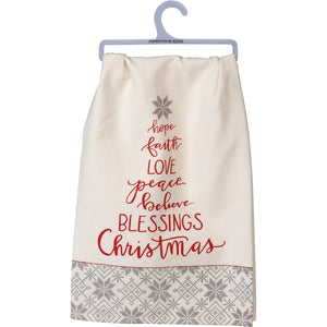 Christmas Blessings - Dish Towel