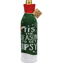Load image into Gallery viewer, Bottle Sock - Tis The Season To Get Tipsy
