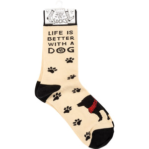 Socks - Life is Better With A Dog