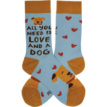 Load image into Gallery viewer, Socks - All You Need Is Love And A Dog
