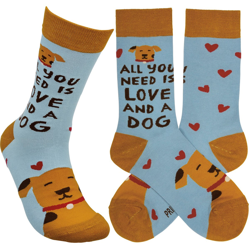 Socks - All You Need Is Love And A Dog