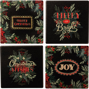 Coaster Set - Merry Christmas
