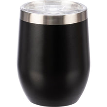 Load image into Gallery viewer, Stemless Wine Tumbler - Girlfriends Are Just Therapists You Can Drink With
