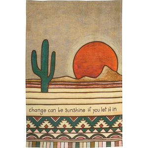 Change Can Be Sunshine Let It In - Dish Towel