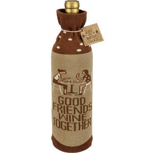 Bottle Sock - Good Friends Wine Together