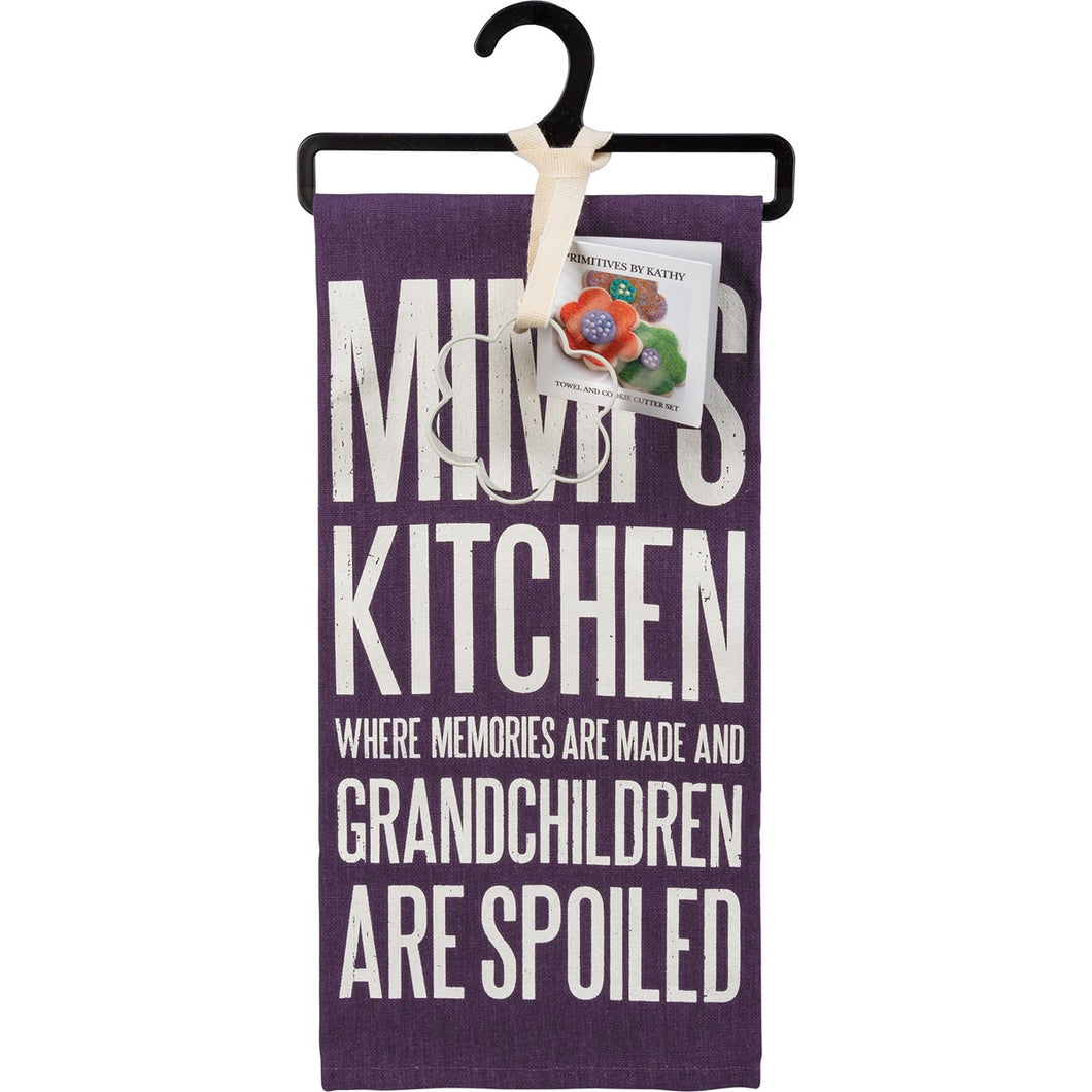 Mimi's Kitchen - Dish Towel & Cutter Set