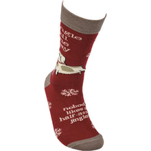 Load image into Gallery viewer, Socks - Dog Jingle All The Way Nobody Likes
