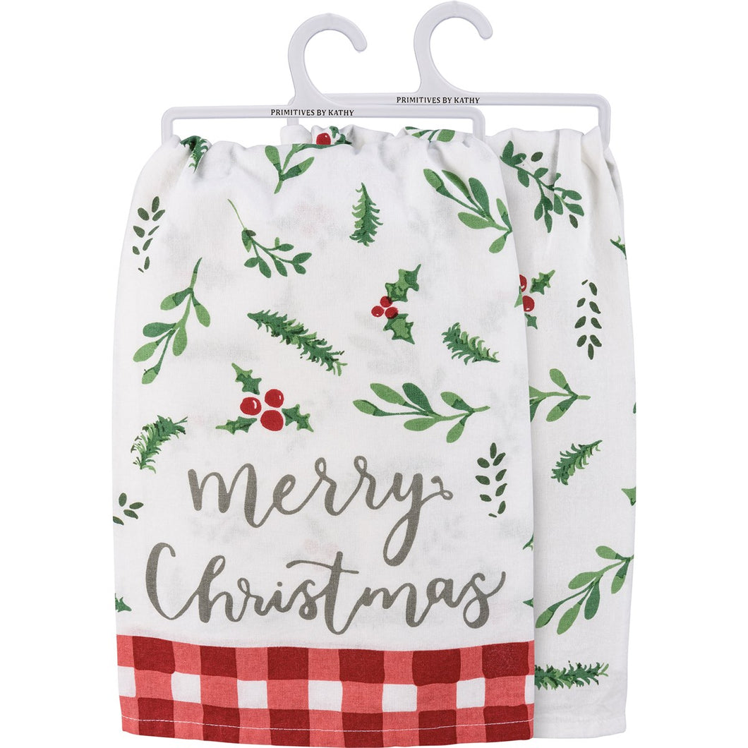 Merry Christmas - Dish Towel