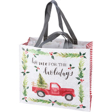 Load image into Gallery viewer, Market Tote - Home For The Holidays
