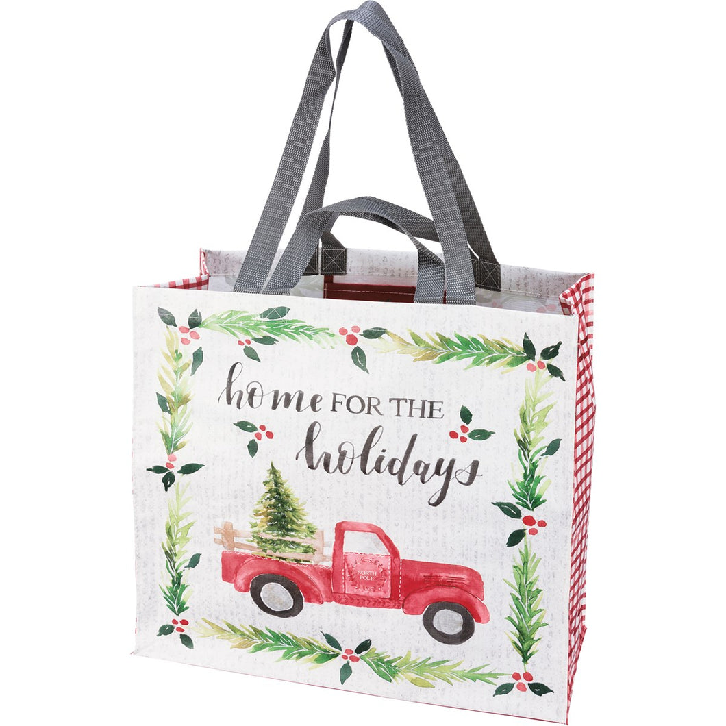 Market Tote - Home For The Holidays