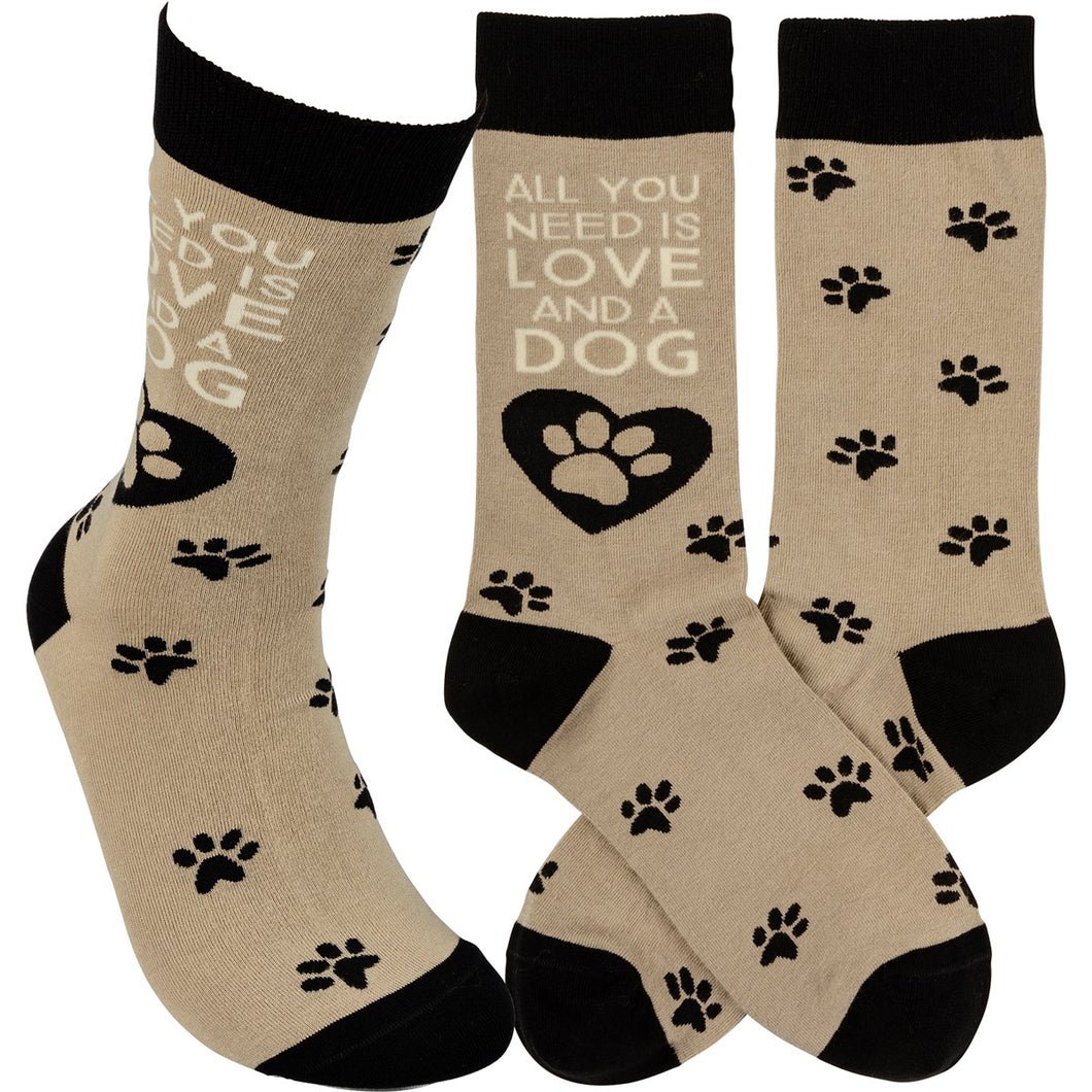Socks - All You Need Is Love And A Dog