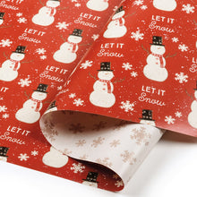 Load image into Gallery viewer, Gift Wrap - Snowman
