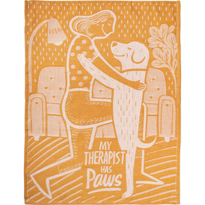 My Therapist Has Paws Dog - Dish Towel