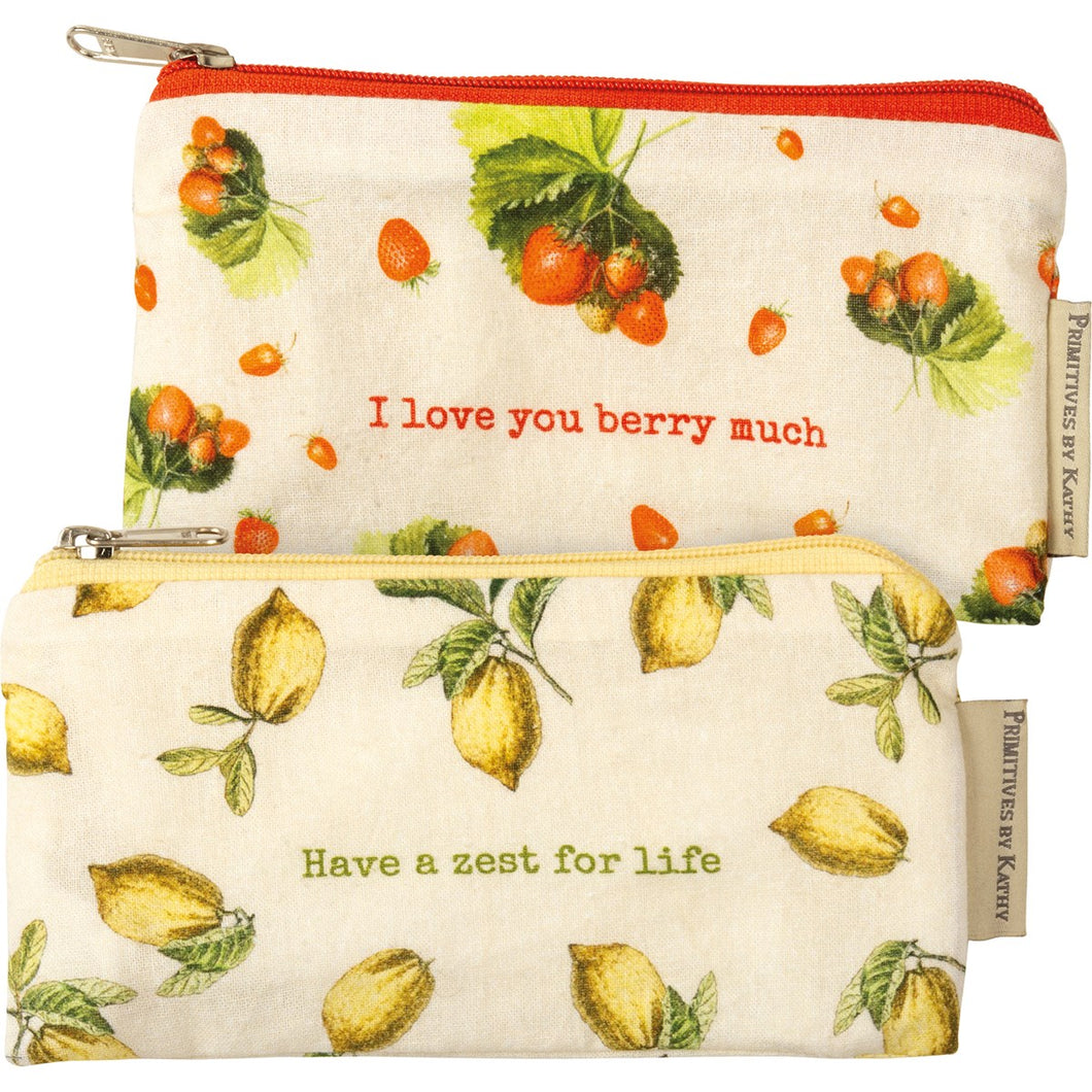 Everything Pouch Set - Fruit