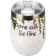 Load image into Gallery viewer, Stemless Wine Tumbler - Grow With The Flow
