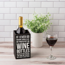 Load image into Gallery viewer, Single Wine Box - Good Friends And A Bottle Of Wine... Cheaper Than Therapy
