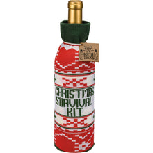 Load image into Gallery viewer, Bottle Sock - Christmas Survival Kit
