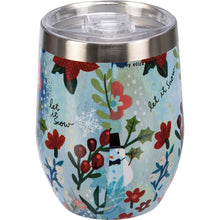 Load image into Gallery viewer, Stemless Wine Tumbler - Let It Snow
