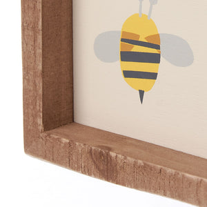 Bee Kind  - Inset Box Sign