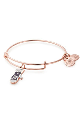Alex and Ani Mitten Charm Bangle