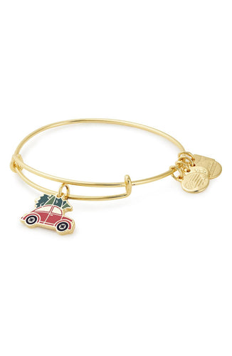 Alex and Ani Christmas Car Charm Bangle