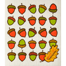 Load image into Gallery viewer, Acorns - Swedish Dish Cloth
