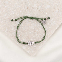 Load image into Gallery viewer, Breathe Blessing Bracelet - Silver Medal
