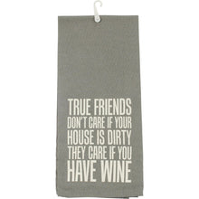 Load image into Gallery viewer, Girlfriends Are Just Therapists You Can Drink With - Box Sign &amp; Dish Towel Set
