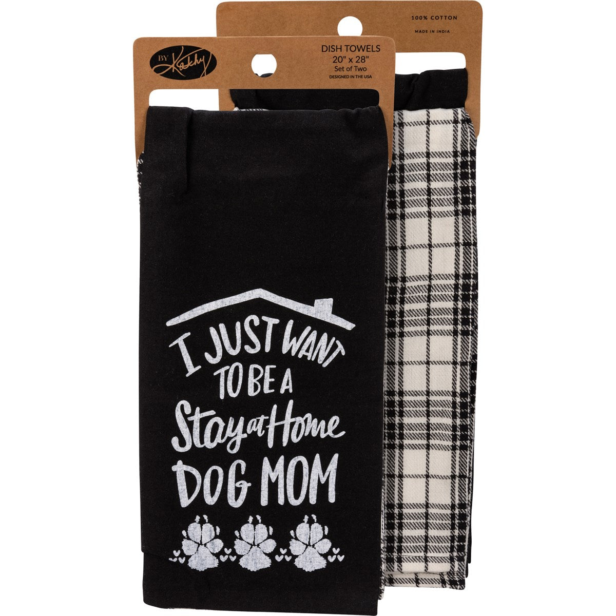 I Just Want To Be A Stay At Home Dog Mom - Tea Towel