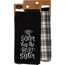 Load image into Gallery viewer, Best Sister - Dish Towel Set of 2
