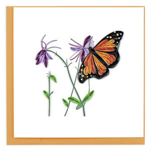 Quilled Monarch Butterfly Card