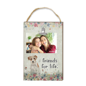 Friend for Life Dog Hanging Clip Photo Frame