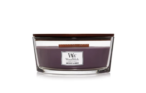 Amethyst & Amber Ellipse WoodWick Candle