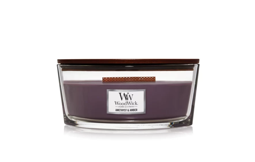 Amethyst & Amber Ellipse WoodWick Candle