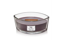 Load image into Gallery viewer, Amethyst &amp; Amber Ellipse WoodWick Candle
