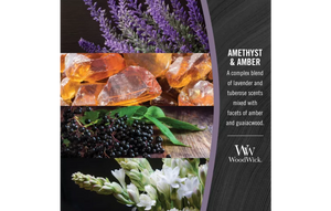 Amethyst & Amber Ellipse WoodWick Candle