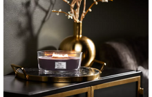 Load image into Gallery viewer, Amethyst &amp; Amber Ellipse WoodWick Candle
