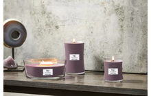 Load image into Gallery viewer, Amethyst &amp; Amber Ellipse WoodWick Candle
