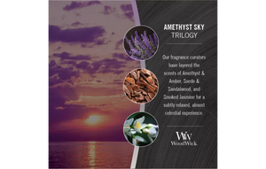 Amethyst Sky Trilogy Ellipse WoodWick Candle