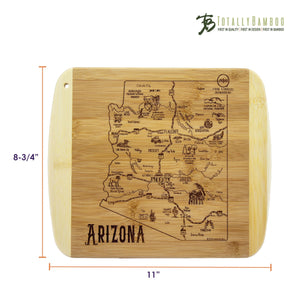 A Slice of Life Arizona Bamboo Cutting and Serving Board