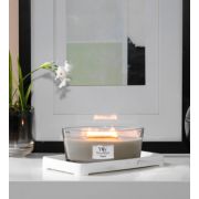 Load image into Gallery viewer, Fireside Ellipse WoodWick Candle
